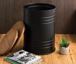 Farmhouse Barrel Storage Stools, 2-Pack -Outdoor Decor Sales 810528258 8