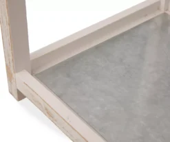 Whitewash Open Frame 2-Piece Candle Lantern Set -Outdoor Decor Sales 810528357 7