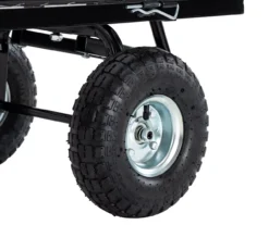 4 Cu. Ft. Black 4-Wheel Steel Mesh Utility Garden Cart 21 4 Cu. Ft. Black 4-Wheel Steel Mesh Utility Garden Cart -Outdoor Decor Sales 810537282 7