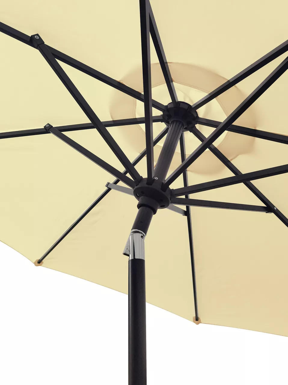 9' Beige Breeze Tilt Market Patio Umbrella 6 9' Beige Breeze Tilt Market Patio Umbrella - Image 4
