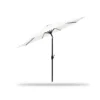 9' Simply White Tilt Market Patio Umbrella -Outdoor Decor Sales 810540694
