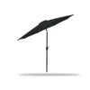 9' Raven Black Tilt Market Patio Umbrella -Outdoor Decor Sales 810540697