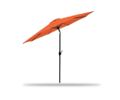 9' Sunburst Orange Tilt Market Patio Umbrella