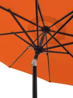9' Sunburst Orange Tilt Market Patio Umbrella -Outdoor Decor Sales 810540698 3