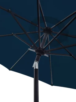 9' Midnight Blue Tilt Market Patio Umbrella -Outdoor Decor Sales 810540699 3