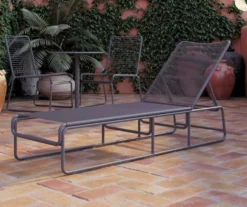 Nyla Charcoal Adjustable Wicker Chaise Patio Lounge -Outdoor Decor Sales 810541218 3