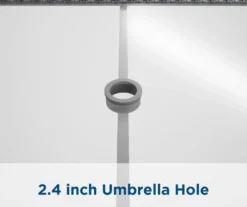 Lakewood Ranch Gray Glass & Wicker Patio Dining Table -Outdoor Decor Sales 810541482 5