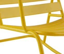 Roberta Yellow Patio Rocking Chair -Outdoor Decor Sales 810541496 5
