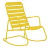 Roberta Yellow Patio Rocking Chair
