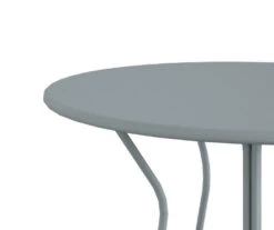 Heidi Light Gray 3-Piece Bistro Patio Furniture Set -Outdoor Decor Sales 810541505 5