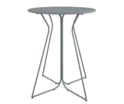 Heidi Light Gray 3-Piece Bistro Patio Furniture Set -Outdoor Decor Sales 810541505 8