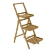 Sea Grove Brown 3-Shelf Planter Stand 1 Sea Grove Brown 3-Shelf Planter Stand -Outdoor Decor Sales 810541600 1
