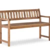Flint Acorn Wood Patio Bench -Outdoor Decor Sales 810541695 2