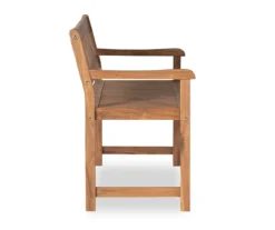 Flint Acorn Wood Patio Bench -Outdoor Decor Sales 810541695 4