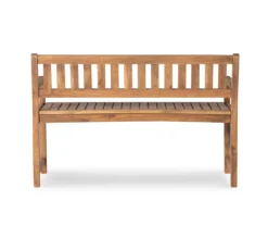 Flint Acorn Wood Patio Bench -Outdoor Decor Sales 810541695 6