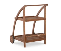 Flint Acorn 2-Shelf Rolling Patio Trolley Cart -Outdoor Decor Sales 810541696 5