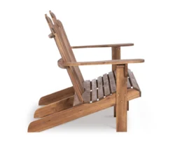 Flint Acorn Wood Patio Adirondack Double Bench -Outdoor Decor Sales 810541697 A1 3