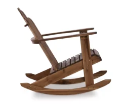 Flint Acorn Wood Patio Adirondack Rocking Chair -Outdoor Decor Sales 810541698 A1 3