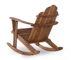 Flint Acorn Wood Patio Adirondack Rocking Chair -Outdoor Decor Sales 810541698 A2 4