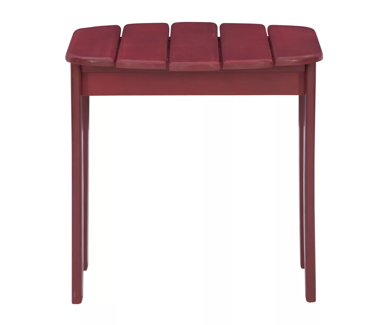 Flint Red Wood Patio Adirondack End Table 4 Flint Red Wood Patio Adirondack End Table - Image 2