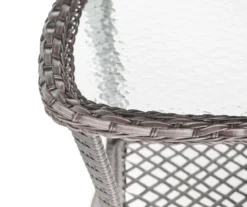 Real Living Rockbridge 3-Piece Cushioned Patio Glider & Side Table Set -Outdoor Decor Sales 810544190 5