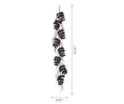 6' Black Bats LED Garland -Outdoor Decor Sales 810547783 7