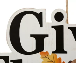 "Give Thanks" Autumn Leaves Yard Stake 10 "Give Thanks" Autumn Leaves Yard Stake -Outdoor Decor Sales 810547803 3