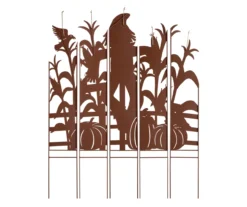 "Welcome" Scarecrow & Corn 5-Piece Yard Stake Set -Outdoor Decor Sales 810547848 A0 5
