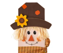 "Welcome" Light-Up Wreath Scarecrow Decor -Outdoor Decor Sales 810547856 5