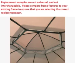 Heritage Gazebo Palm Leaves Replacement Canopy 24 Heritage Gazebo Palm Leaves Replacement Canopy -Outdoor Decor Sales 810549192 7