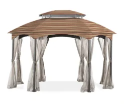 Manhattan Gazebo Canyon Stripe Replacement Canopy -Outdoor Decor Sales 810549206 7