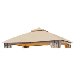 Lakewood Gazebo Beige Replacement Canopy -Outdoor Decor Sales 810549208 11
