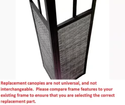 Lakewood Gazebo Beige Replacement Canopy -Outdoor Decor Sales 810549208 3