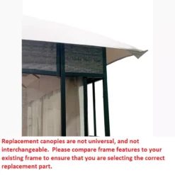 Lakewood Gazebo Beige Replacement Canopy -Outdoor Decor Sales 810549208 41