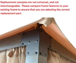 Eagle Brooke/Ashford Gazebo Replacement Riplock Canopy -Outdoor Decor Sales 810549211 3