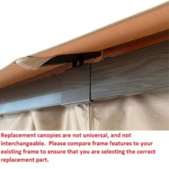 Eagle Brooke/Ashford Gazebo Replacement Riplock Canopy -Outdoor Decor Sales 810549211 51