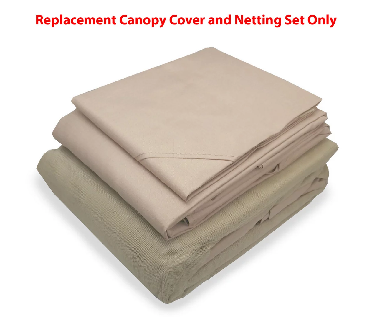 Eagle Brooke/Ashford/Asheville Gazebo Beige Replacement Riplock Canopy & Side Mosquito Netting Set 4 Eagle Brooke/Ashford/Asheville Gazebo Beige Replacement Riplock Canopy & Side Mosquito Netting Set - Image 2