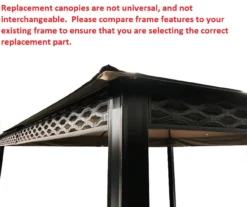 Pinehurst Gazebo Canyon Stripe Replacement Canopy -Outdoor Decor Sales 810549219 5