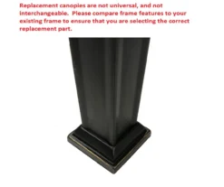 Pinehurst Gazebo Canyon Stripe Replacement Canopy -Outdoor Decor Sales 810549219 6