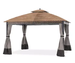 Pinehurst Gazebo Canyon Stripe Replacement Canopy -Outdoor Decor Sales 810549219 7