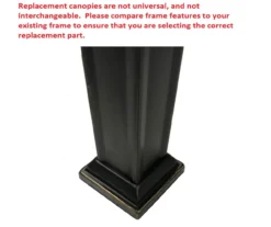 Pinehurst Gazebo Stone Stripe Replacement Canopy -Outdoor Decor Sales 810549220 61