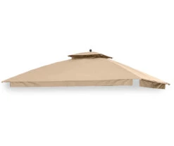 Shadow Creek Gazebo Beige Replacement Canopy -Outdoor Decor Sales 810549221 11