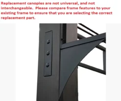 Shadow Creek Gazebo Beige Replacement Canopy -Outdoor Decor Sales 810549221 3