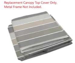 Shadow Creek Gazebo Stone Stripe Replacement Canopy -Outdoor Decor Sales 810549224 21