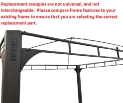 Shadow Creek Gazebo Replacement Riplock Canopy -Outdoor Decor Sales 810549230 5