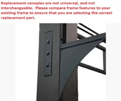 Shadow Creek Gazebo Beige Damask Replacement Canopy -Outdoor Decor Sales 810549233 3