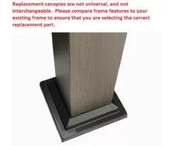 Shadow Creek Gazebo Midnight Blue Trellis Replacement Canopy 17 Shadow Creek Gazebo Midnight Blue Trellis Replacement Canopy -Outdoor Decor Sales 810549234 4