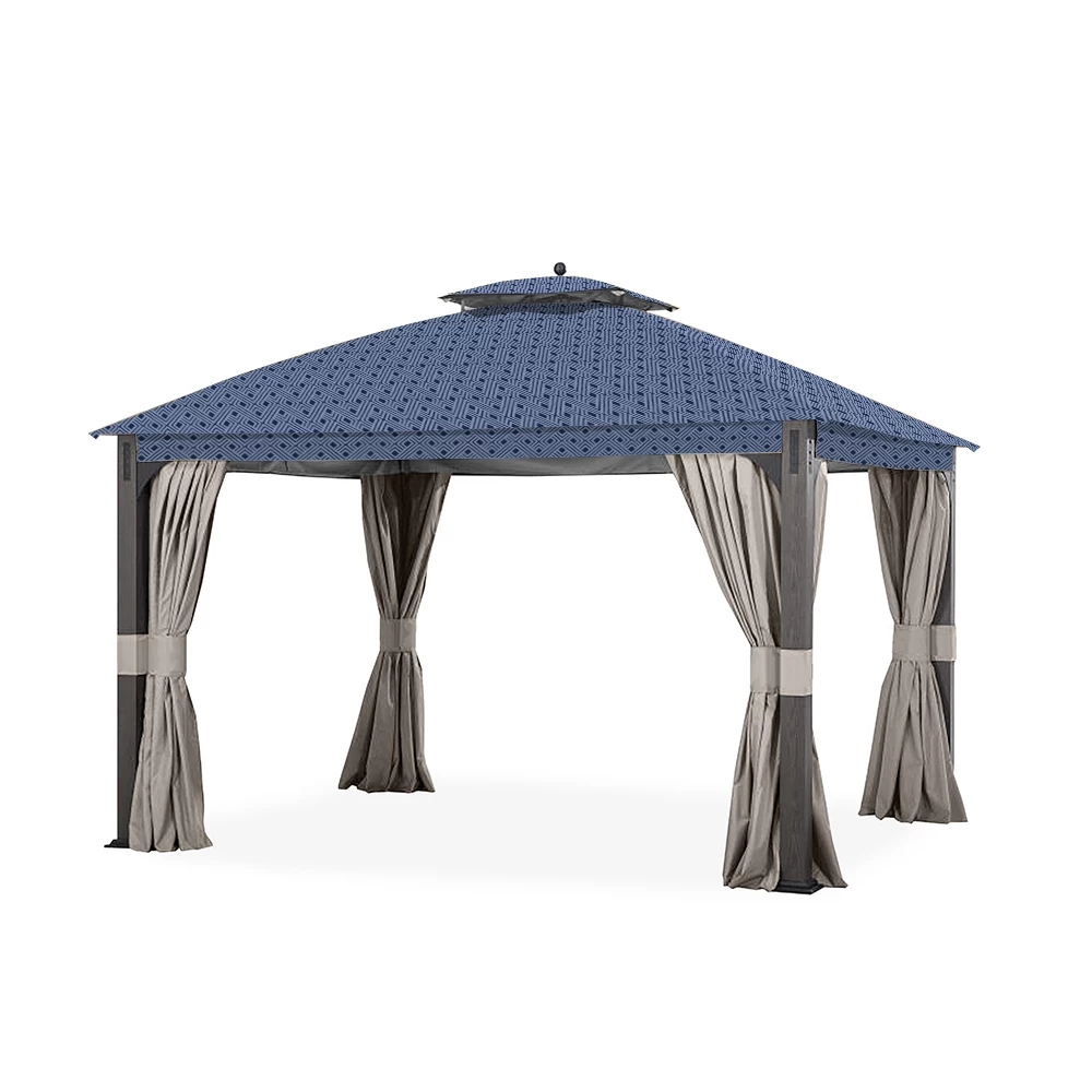 Shadow Creek Gazebo Midnight Blue Trellis Replacement Canopy 14 Shadow Creek Gazebo Midnight Blue Trellis Replacement Canopy - Image 12