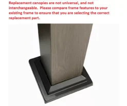 Shadow Creek Gazebo Palm Leaves Replacement Canopy -Outdoor Decor Sales 810549235 4