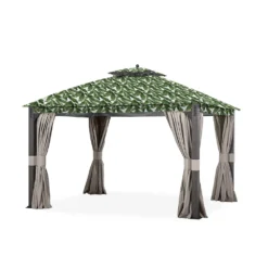 Shadow Creek Gazebo Palm Leaves Replacement Canopy -Outdoor Decor Sales 810549235 61
